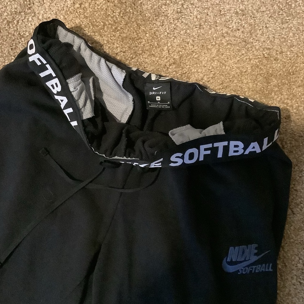 Nike Black Joggers with Softball Waistband - Picture 2 of 3